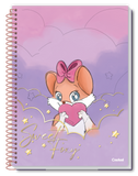 Caderno Foxy Teen | Universitário Capa Dura 1 Matéria 80 Folhas | Credeal